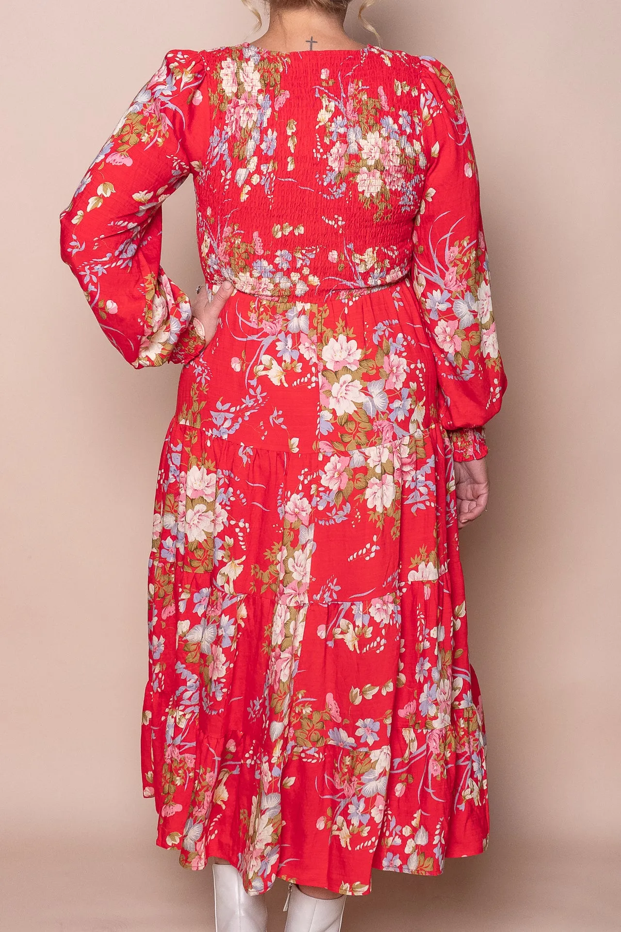 Marjorie Midi Dress in Red sold by Always Alice product image thumbnail 5