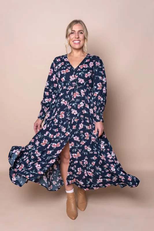 Jessica Maxi Dress in Navy sold by Always Alice