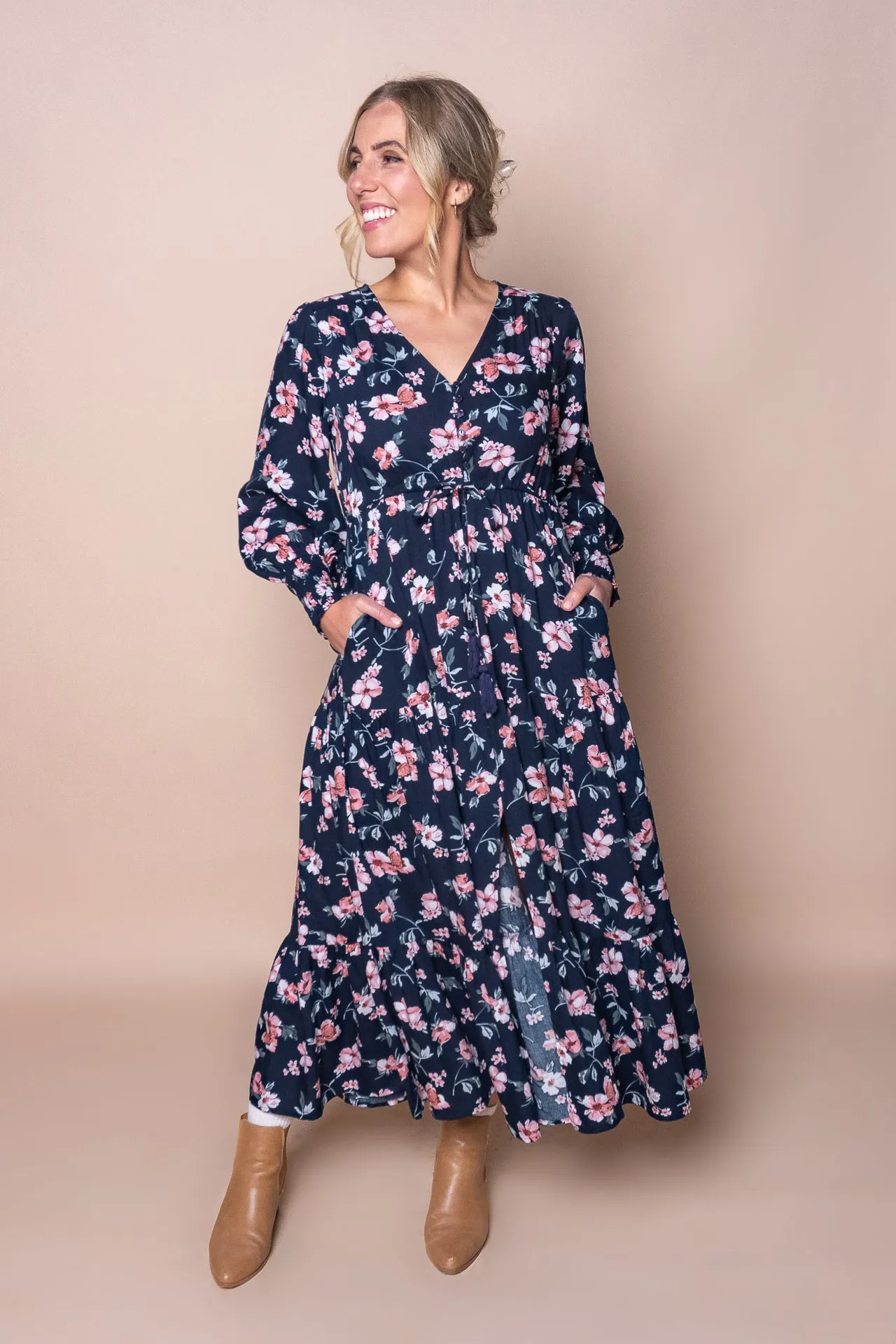 Jessica Maxi Dress in Navy sold by Always Alice product image thumbnail 2