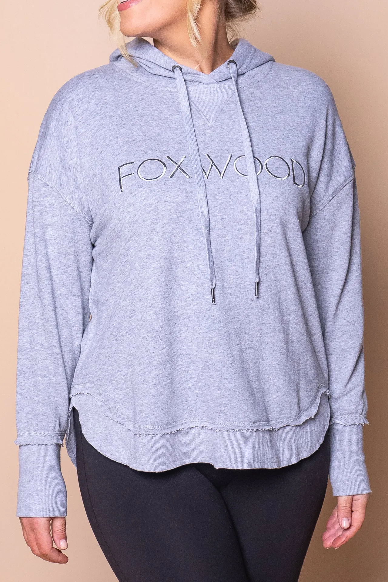 Metallic Simplified Hoodie in Grey Marle - Foxwood sold by Always Alice product image thumbnail 4
