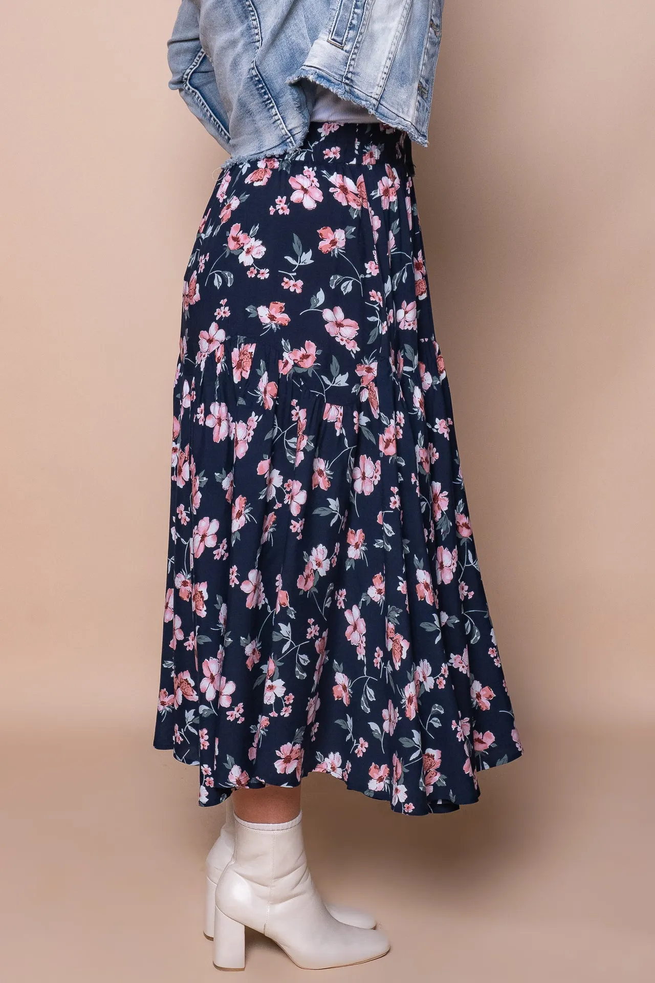 Grace Midi Skirt in Navy sold by Always Alice product image thumbnail 4
