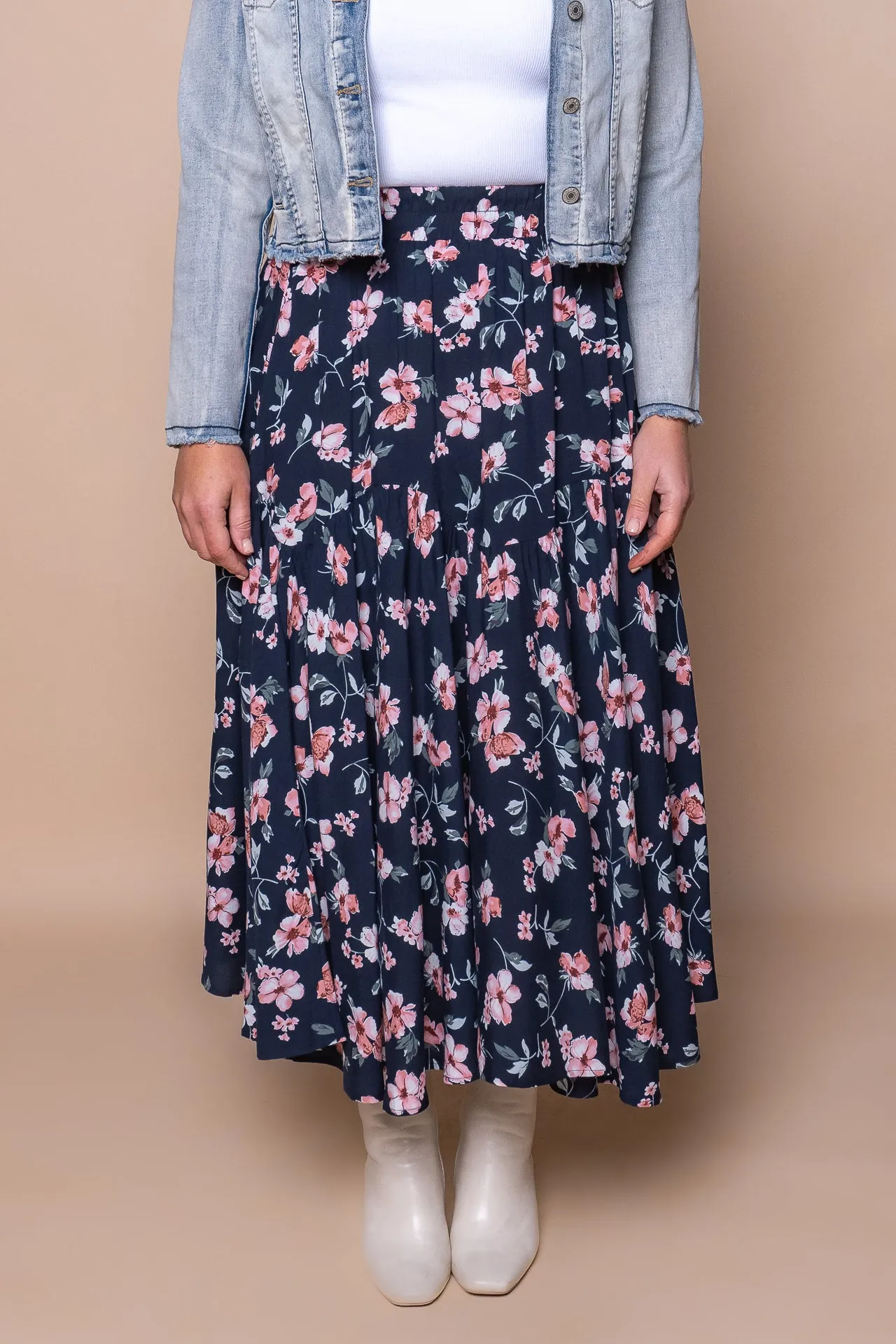 Grace Midi Skirt in Navy sold by Always Alice product image thumbnail 2