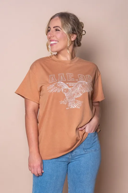 Eclipse Relaxed Tee in Tan - All About Eve sold by Always Alice