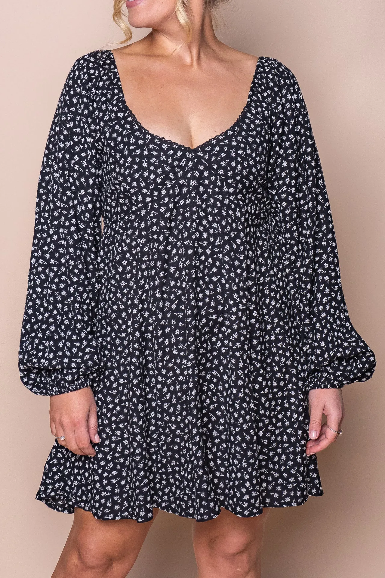 Wren Long Sleeve Mini Dress in Black - All About Eve sold by Always Alice product image thumbnail 3