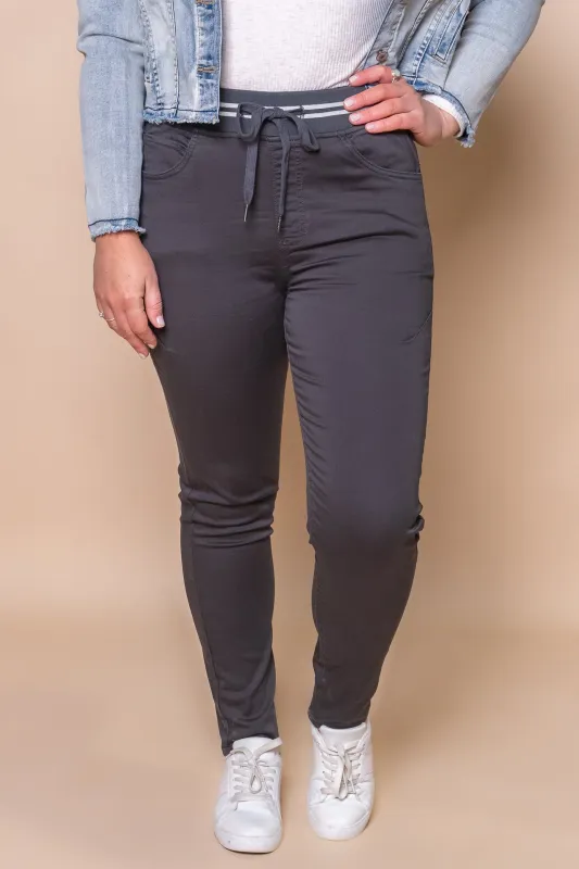 Sylvia Joggers in Charcoal - Foxwood sold by Always Alice
