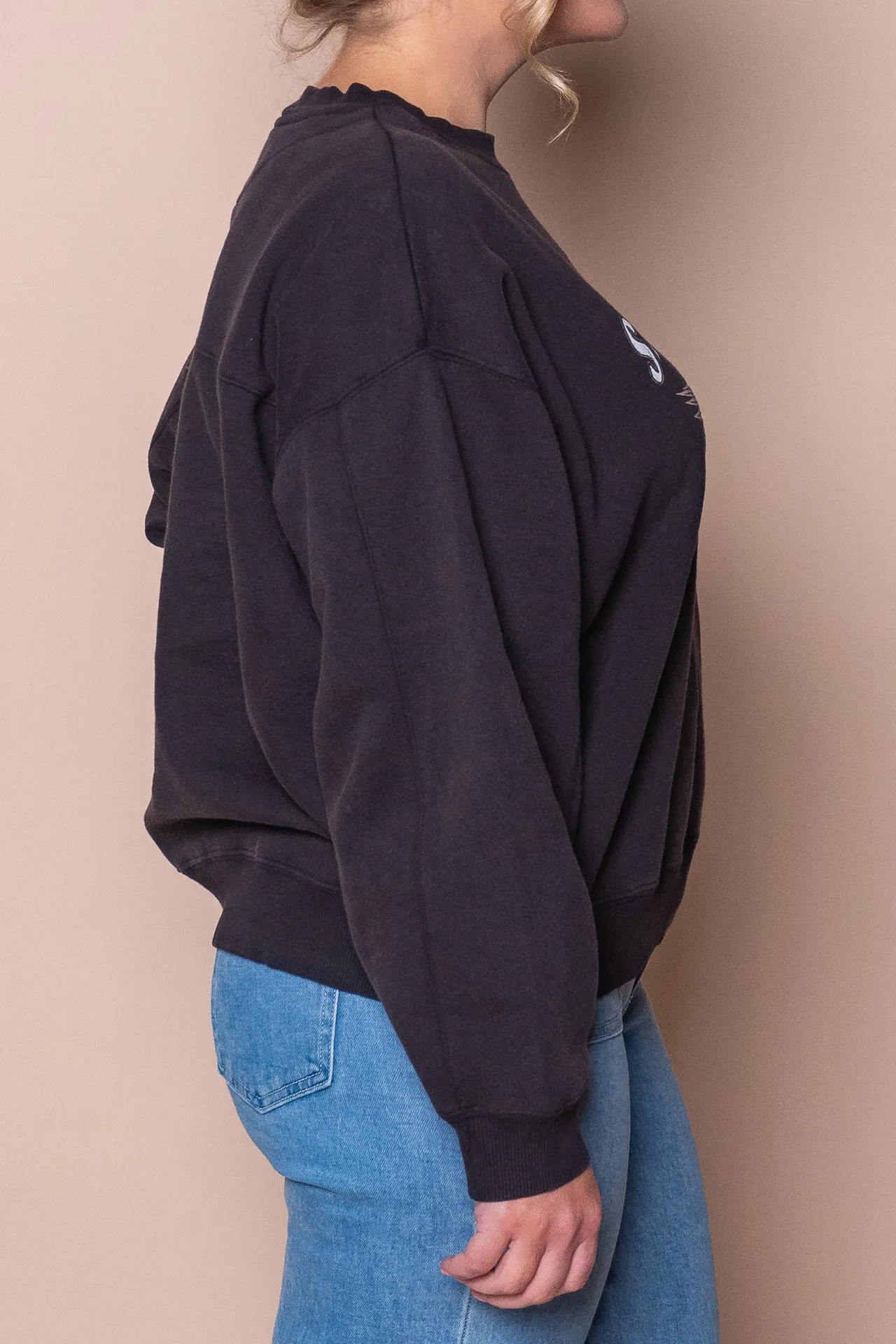 Authentic Crew in Washed Black - Silent Theory sold by Always Alice product image thumbnail 5