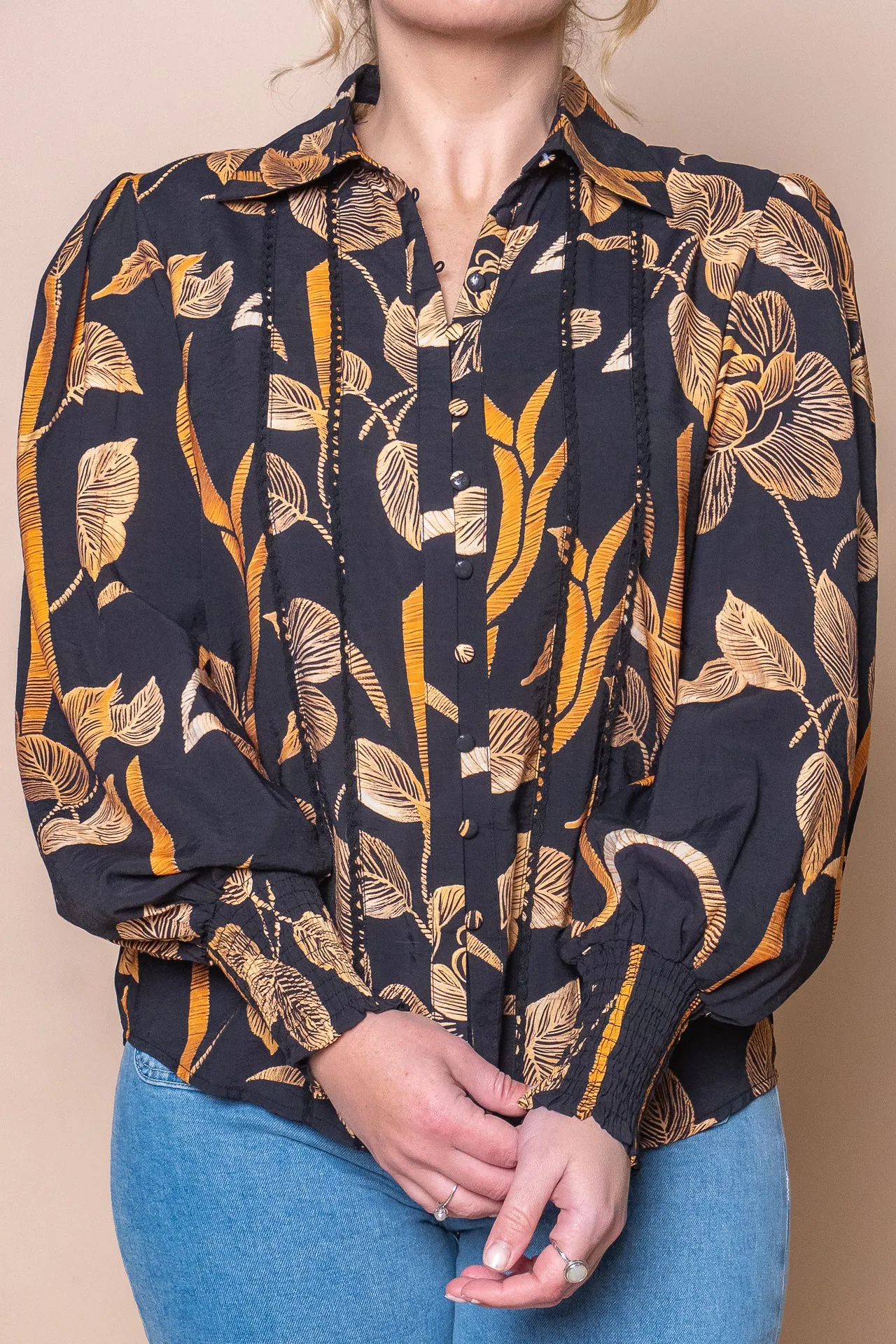 Georgina Floral Top in Black sold by Always Alice product image thumbnail 3