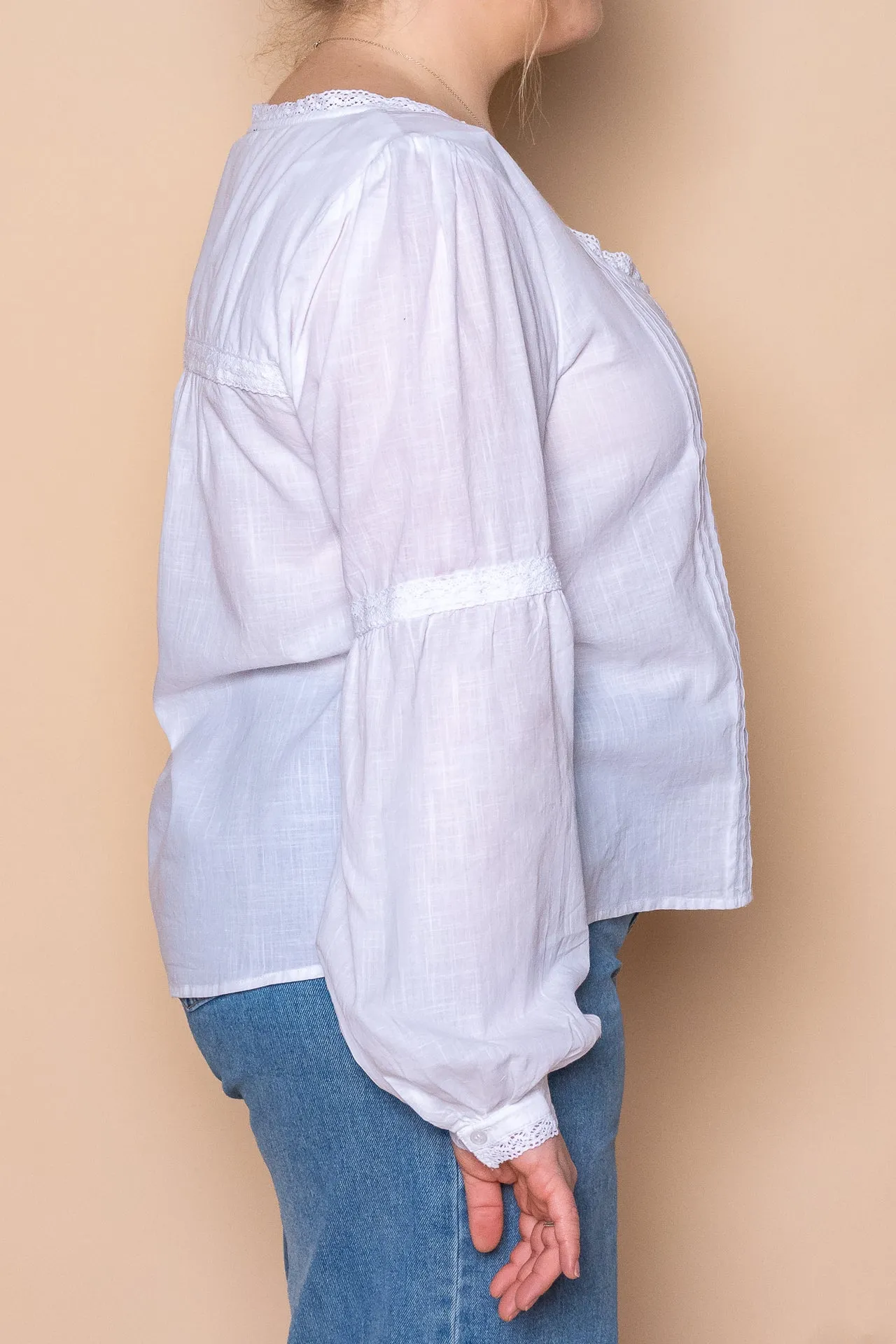 Maia L/S Top in Vintage White - All About Eve sold by Always Alice product image thumbnail 4