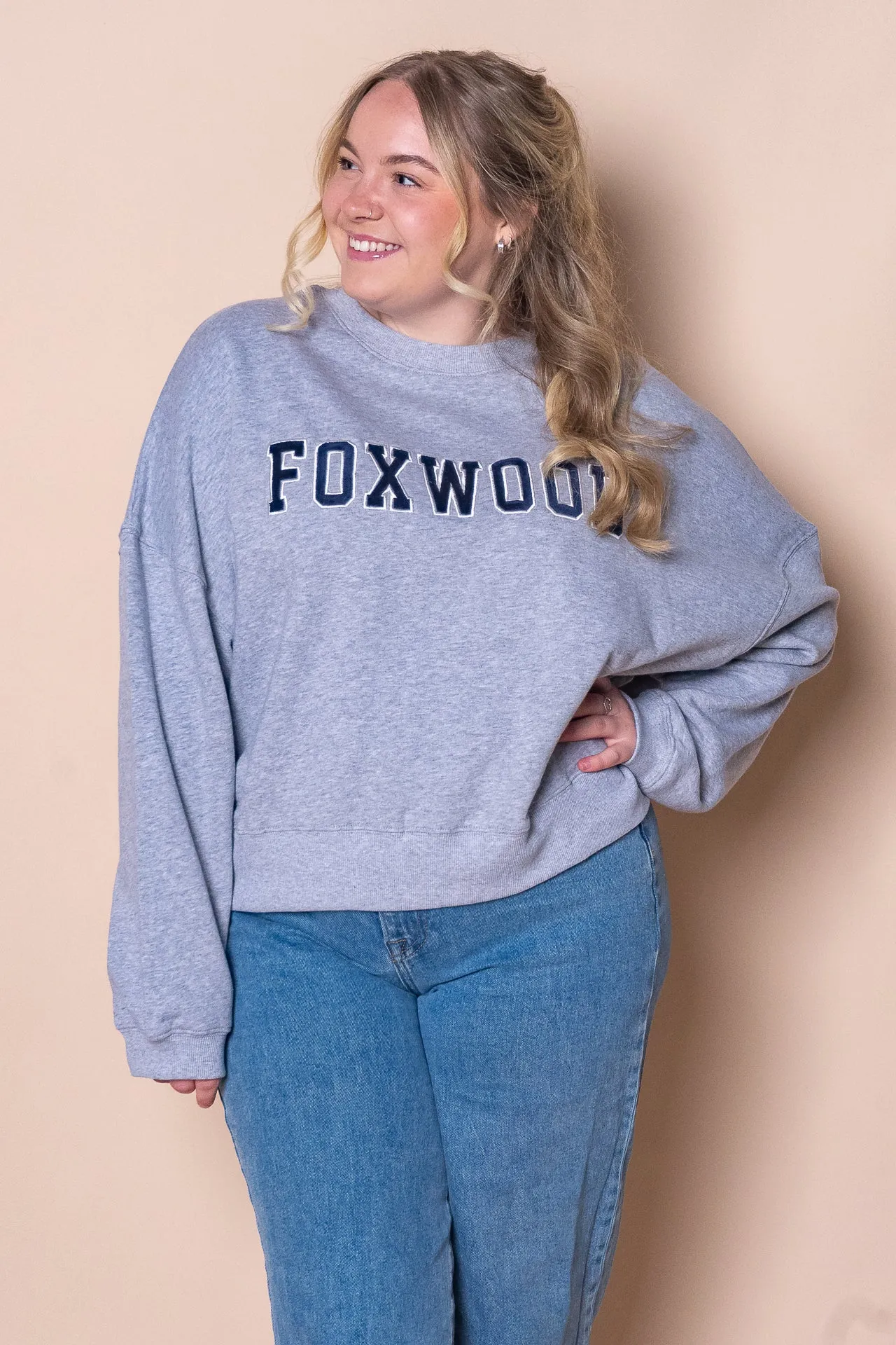 Sunday Crew in Grey Marle - Foxwood sold by Always Alice