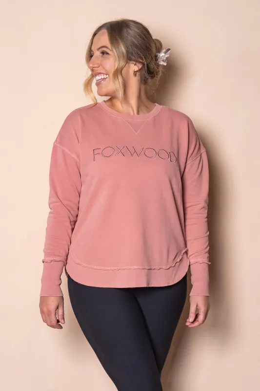 Simplified Crew in Dusty Rose - Foxwood sold by Always Alice
