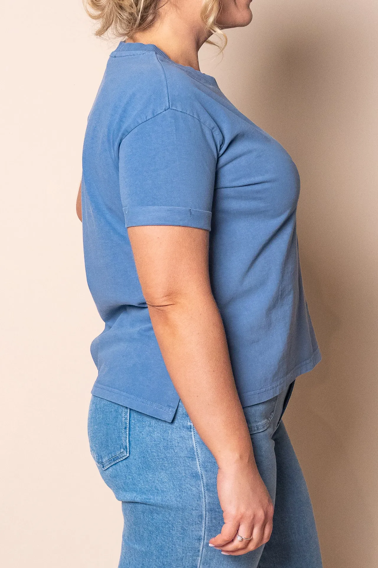 AAE Washed Tee in Denim - All About Eve sold by Always Alice product image thumbnail 3