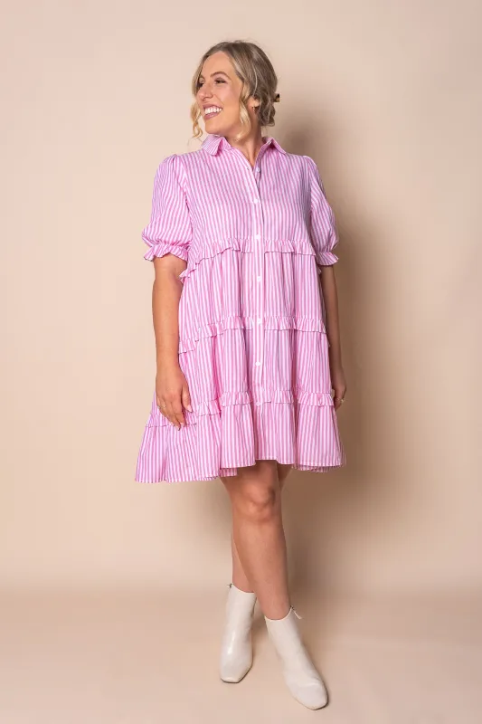 Reyna Dress in Pink sold by Always Alice