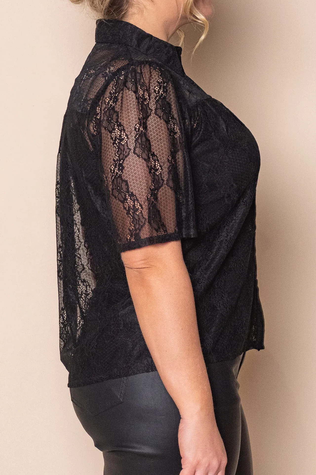Naya Lace Top in Black sold by Always Alice product image thumbnail 4