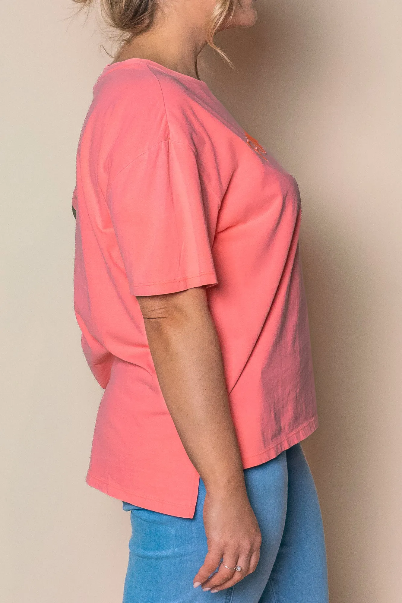 Simplified Tee in Neon Pink - Foxwood sold by Always Alice product image thumbnail 3