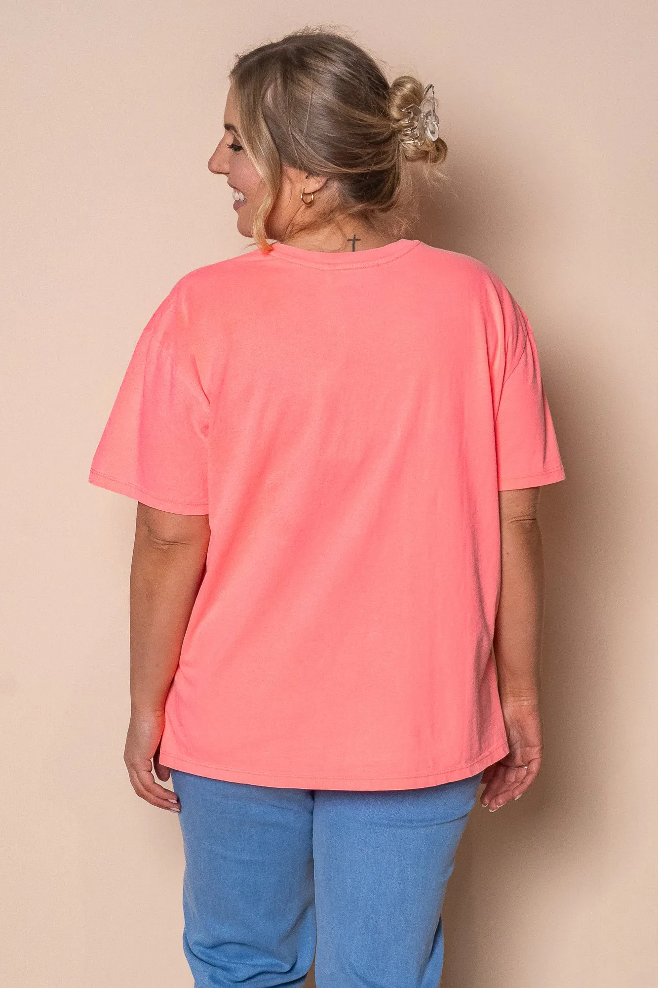 Simplified Tee in Neon Pink - Foxwood sold by Always Alice product image thumbnail 4
