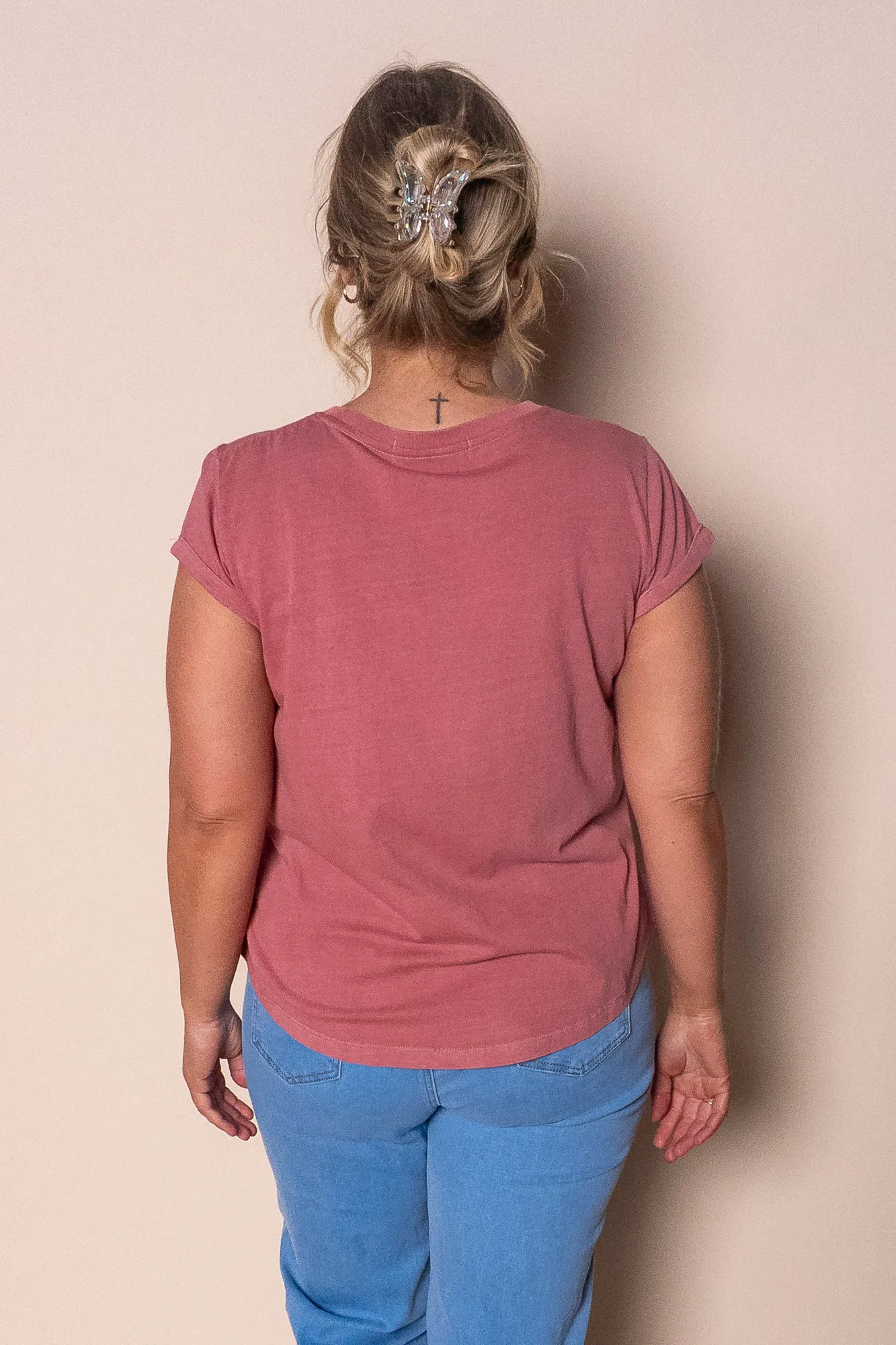 Signature Tee in Ash Rose - Foxwood sold by Always Alice product image thumbnail 5