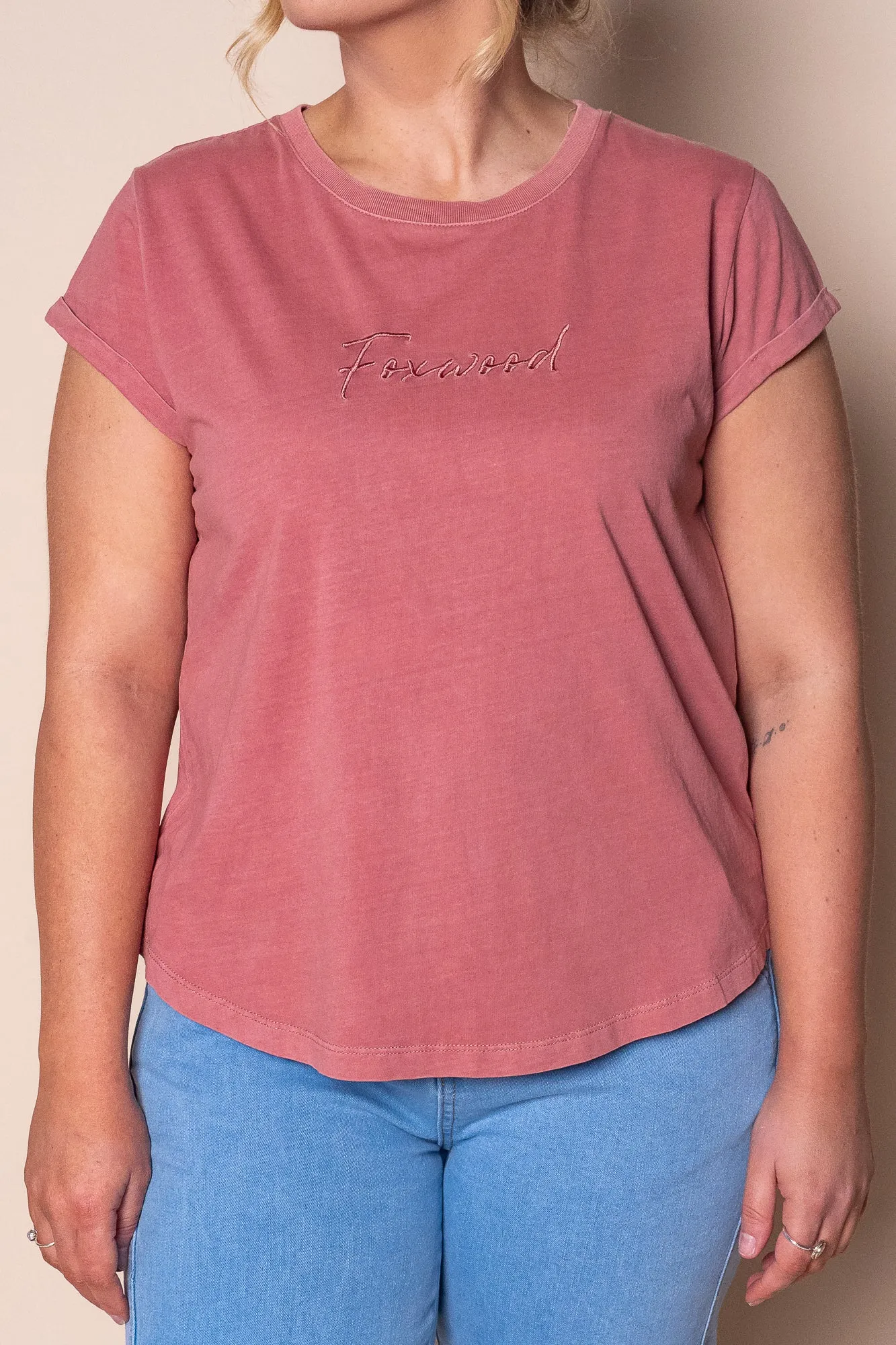 Signature Tee in Ash Rose - Foxwood sold by Always Alice product image thumbnail 2