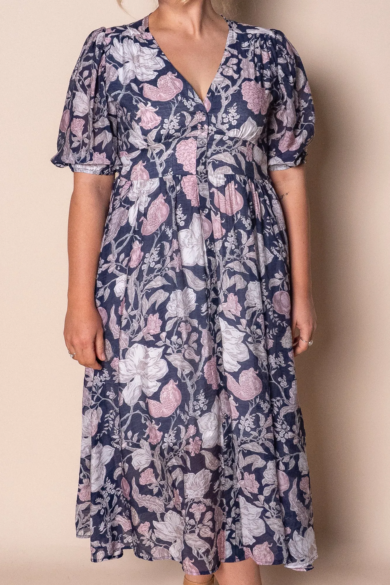Maddie Midi Dress in Navy sold by Always Alice product image thumbnail 4