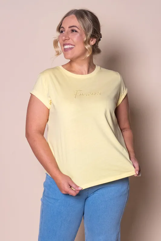 Signature Tee in Lemon - Foxwood made by Foxwood Clothing