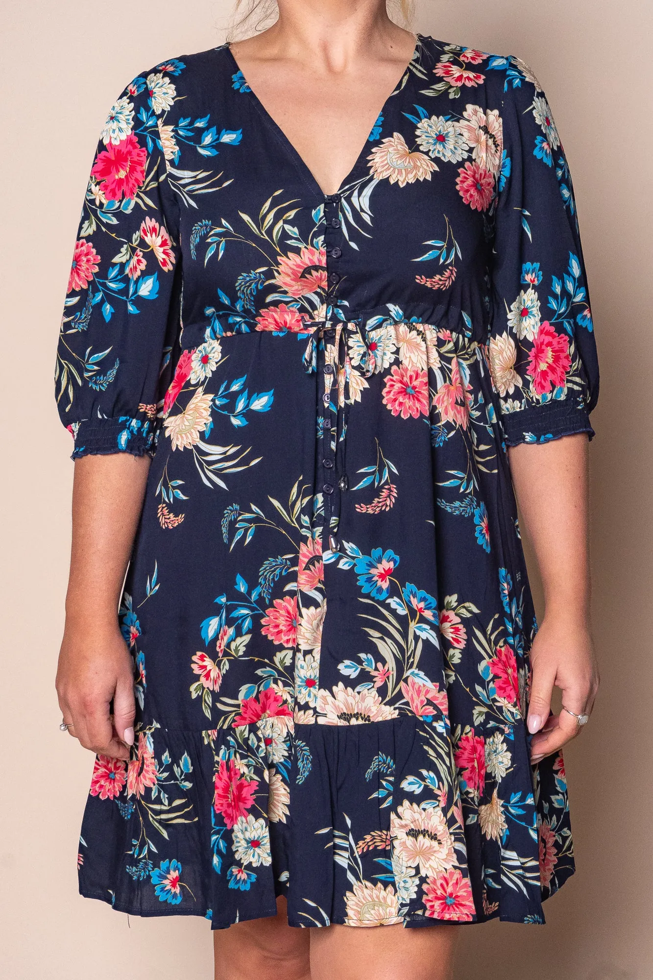 Janie Floral Dress in Navy sold by Always Alice product image thumbnail 3