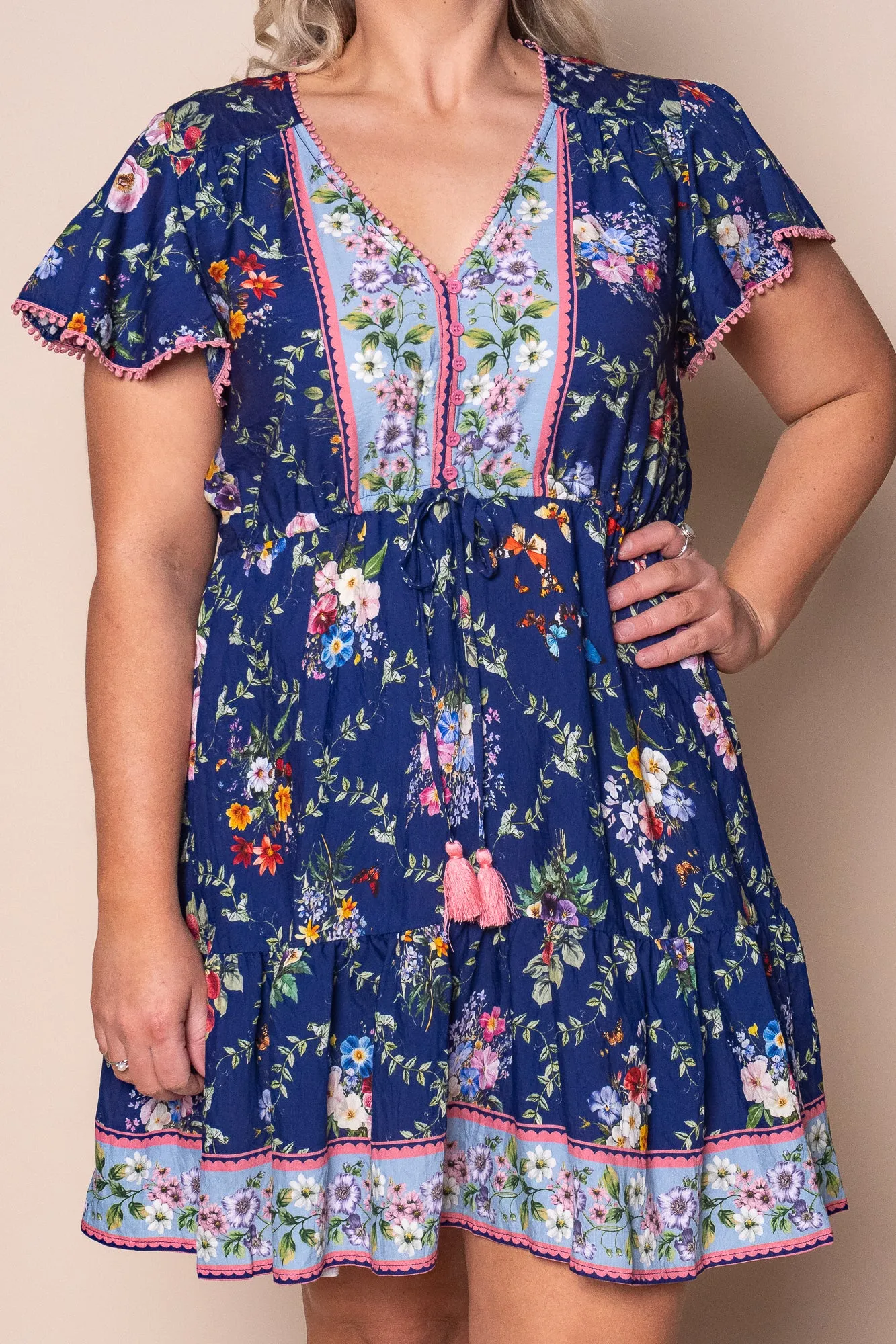 Baila Dress in Royal Blue sold by Always Alice product image thumbnail 3