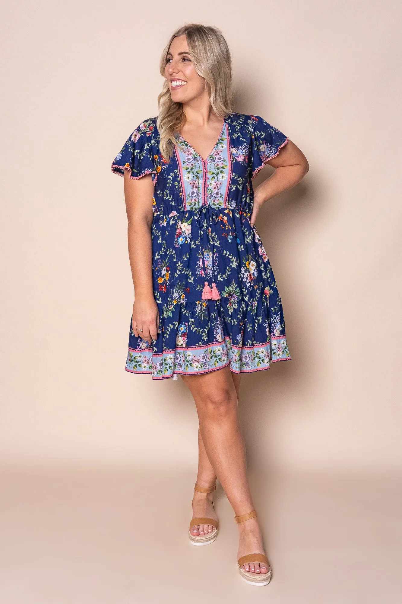 Baila Dress in Royal Blue sold by Always Alice product image thumbnail 2