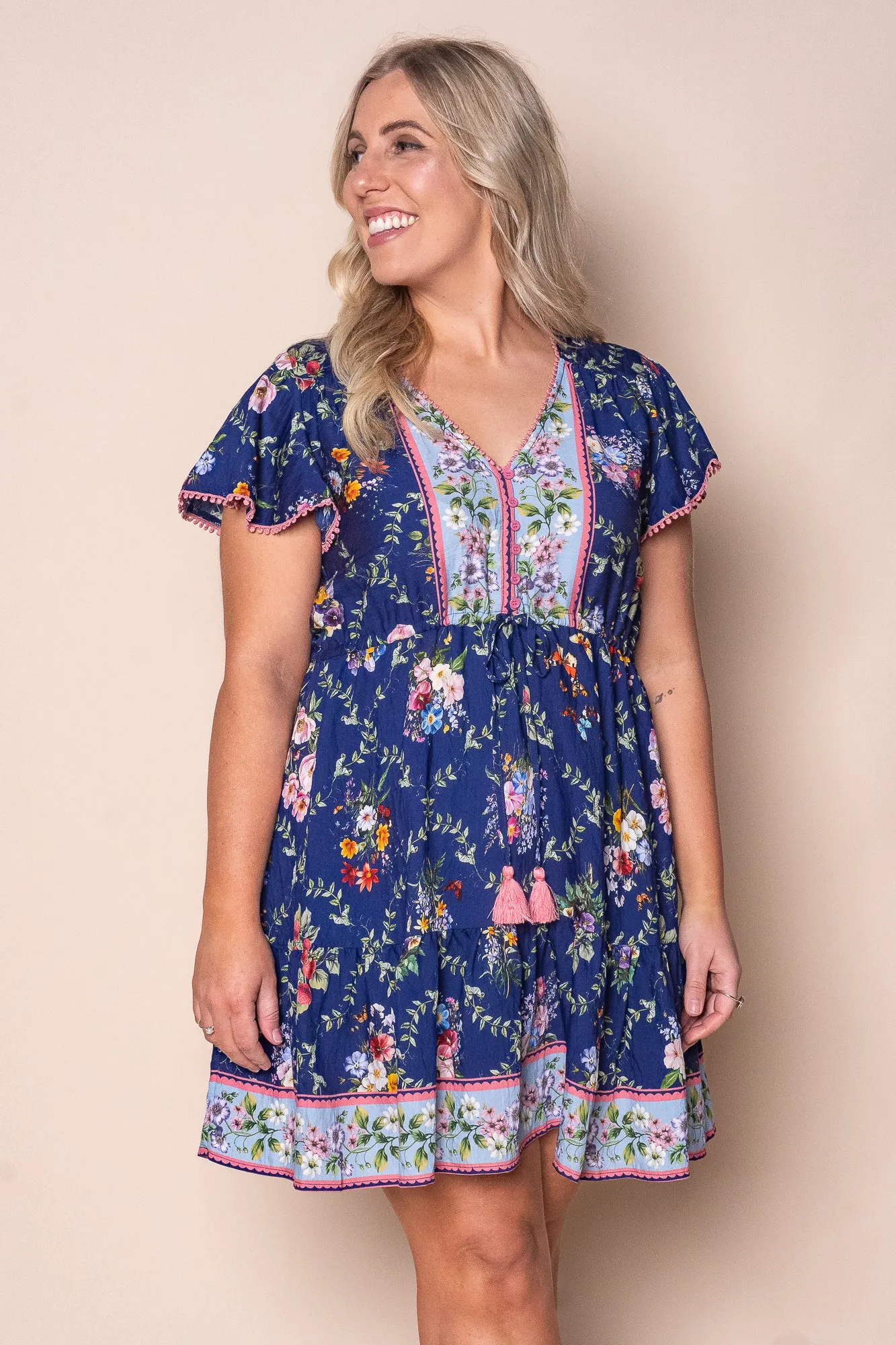 Baila Dress in Royal Blue sold by Always Alice