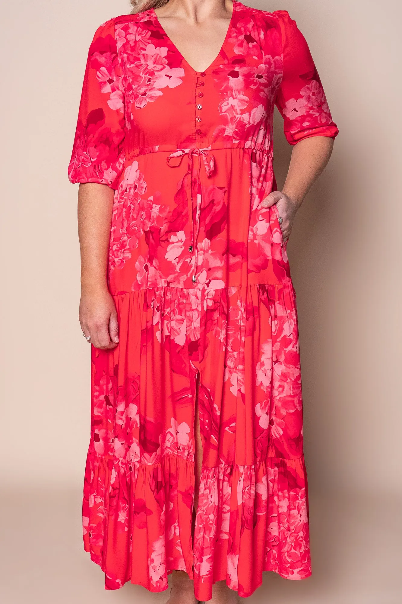 Feodora Maxi Dress in Red sold by Always Alice product image thumbnail 4