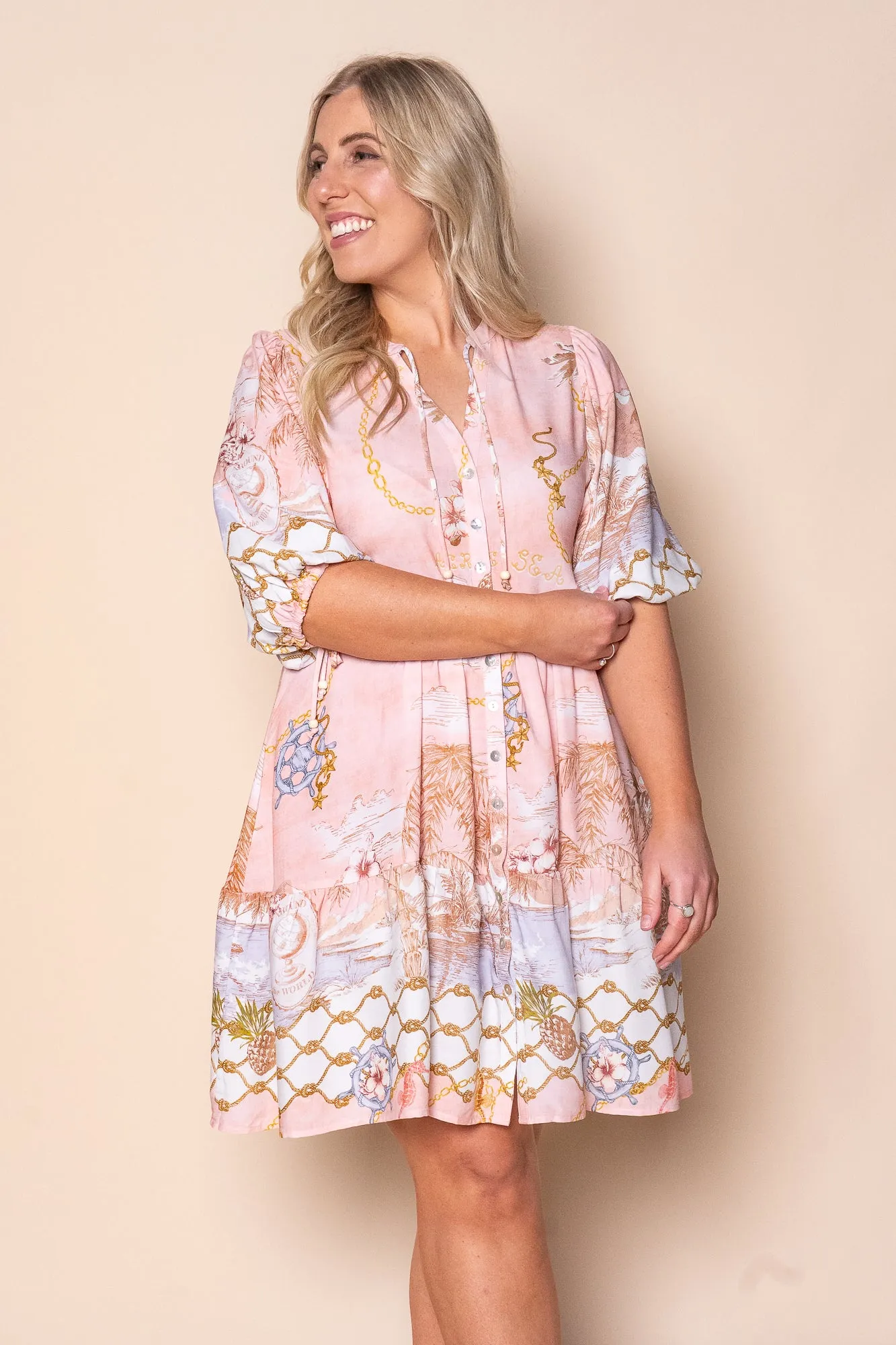 Mannie Dress in Pink sold by Always Alice product image thumbnail 3