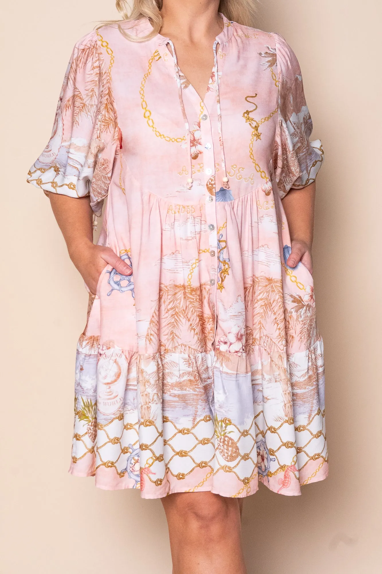 Mannie Dress in Pink sold by Always Alice product image thumbnail 4