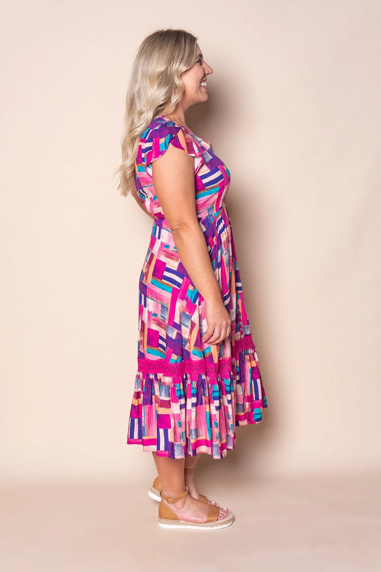 Alexa Midi Dress in Pink sold by Always Alice product image thumbnail 4