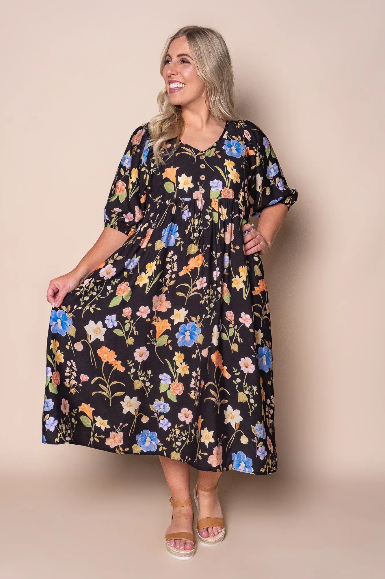 Anna Midi Dress in Black sold by Always Alice product image thumbnail 2