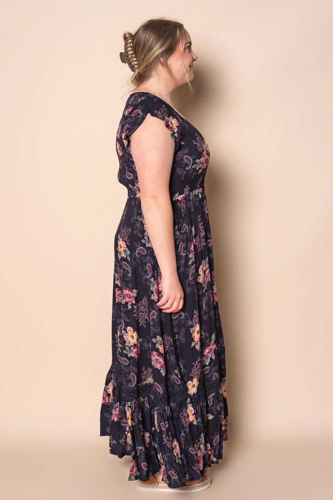 Naira Maxi Dress in Deep Navy sold by Always Alice product image thumbnail 4