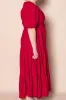 Janice Maxi Dress in Cherry Red sold by Always Alice