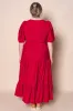 Janice Maxi Dress in Cherry Red sold by Always Alice