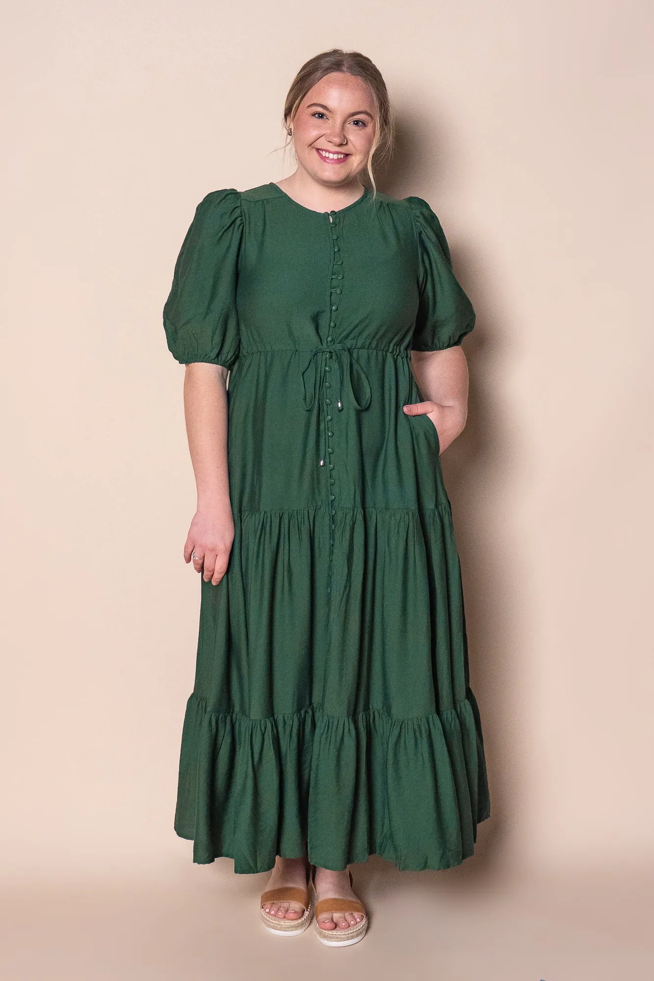 Janice Maxi Dress in Forest Green sold by Always Alice product image thumbnail 2