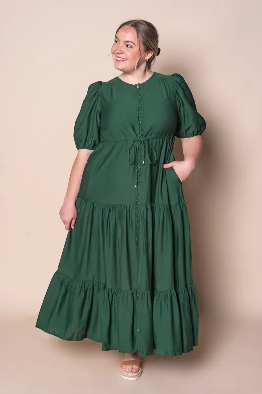 Janice Maxi Dress in Forest Green sold by Always Alice