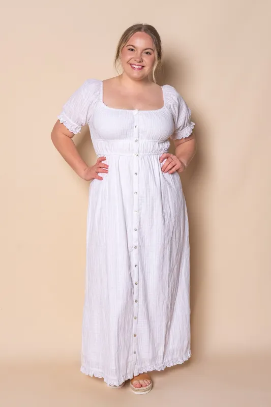 Rain Maxi Dress in White - All About Eve sold by Always Alice