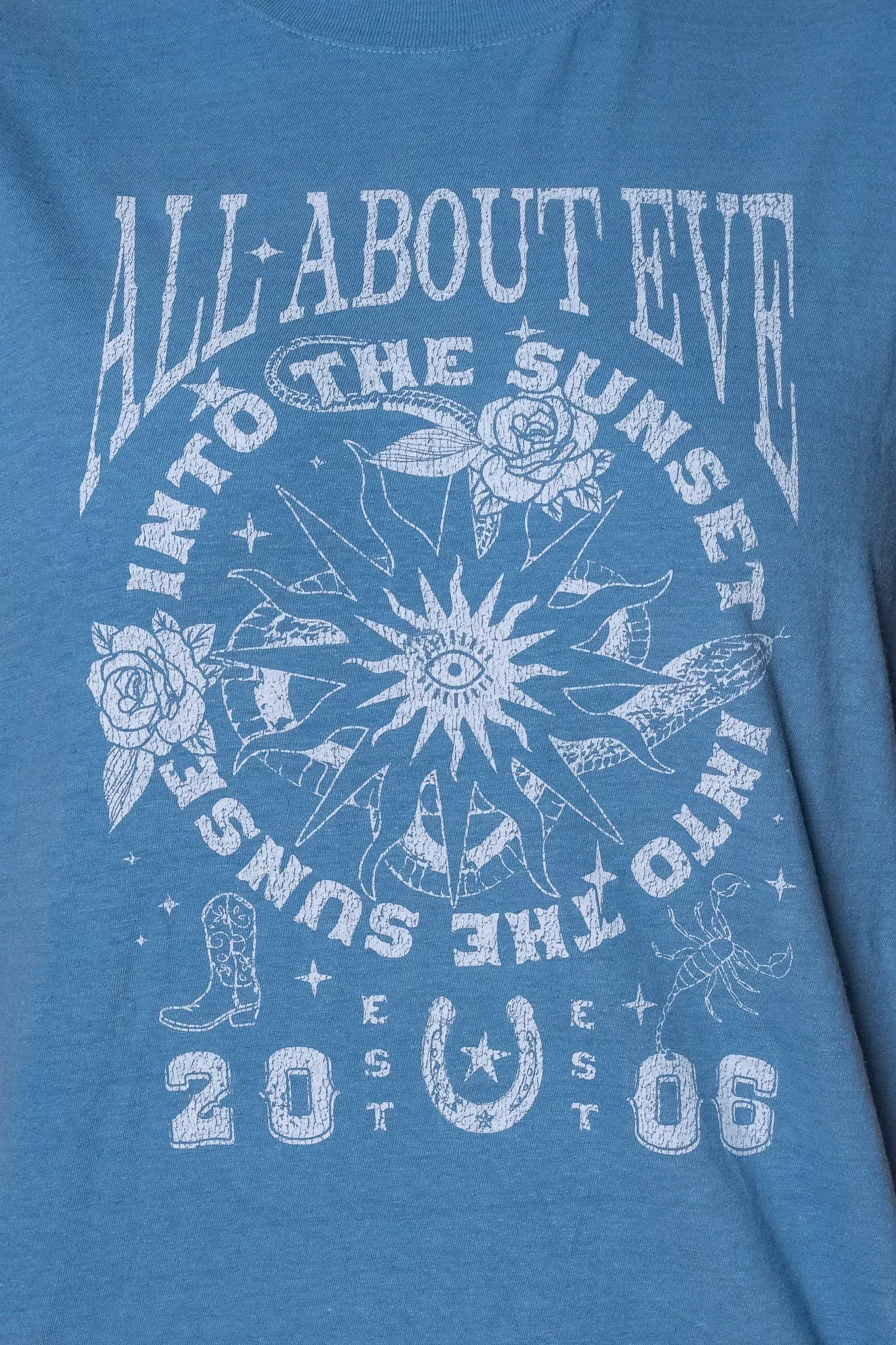 Into The Sunset Relaxed Tee in Blue - All About Eve sold by Always Alice product image thumbnail 3