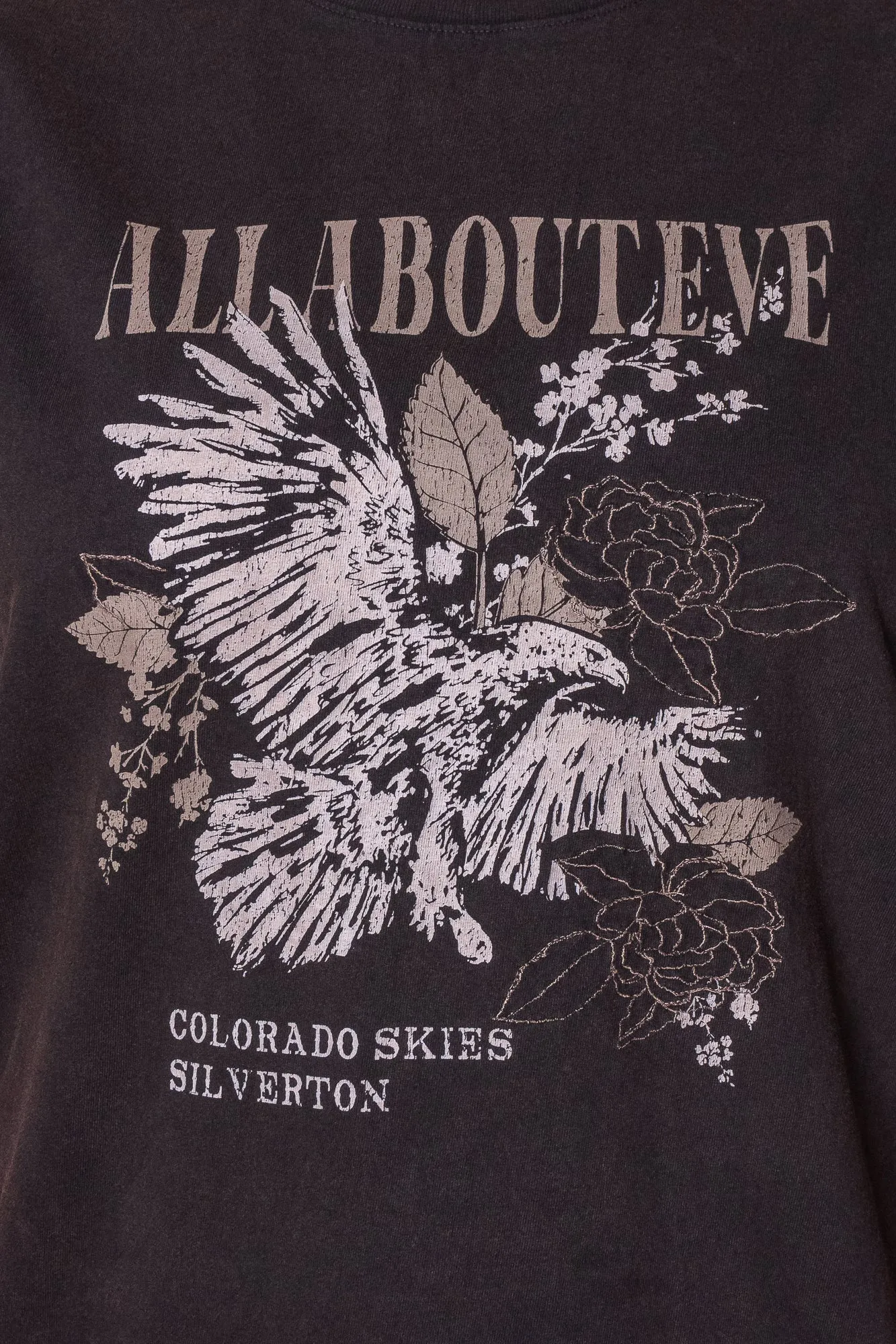 Silverton Relaxed Tee in Washed Black - All About Eve sold by Always Alice product image thumbnail 3
