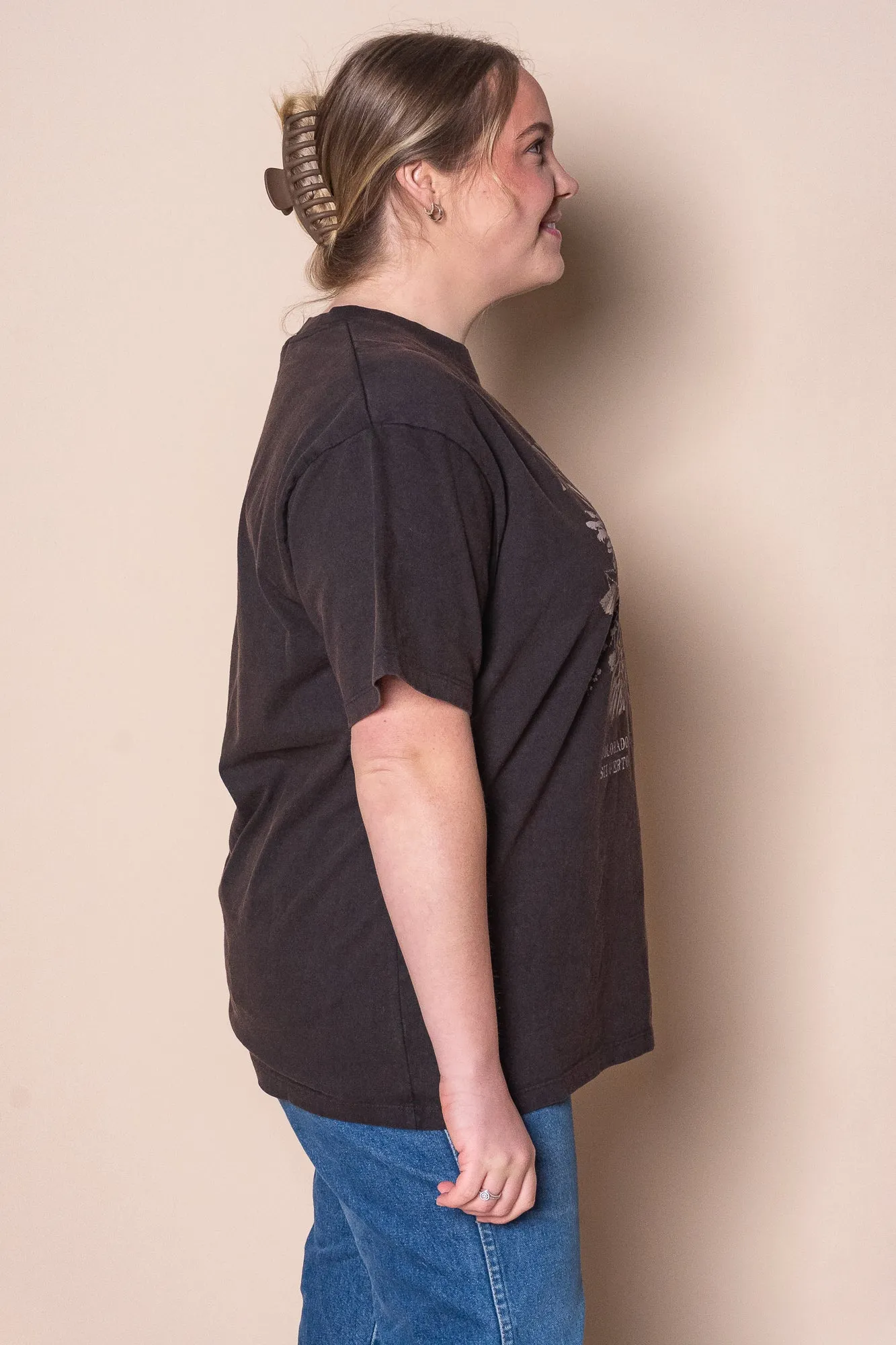 Silverton Relaxed Tee in Washed Black - All About Eve sold by Always Alice product image thumbnail 4