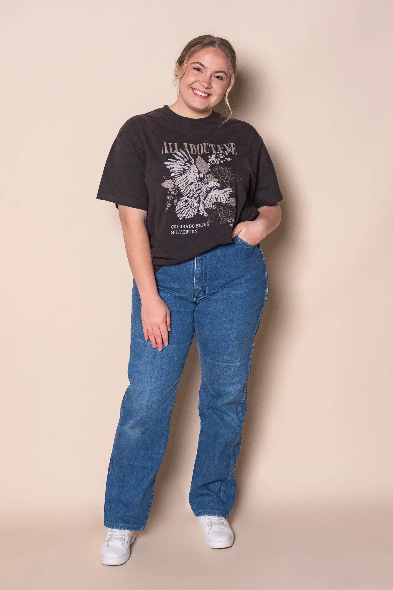 Silverton Relaxed Tee in Washed Black - All About Eve sold by Always Alice product image thumbnail 2