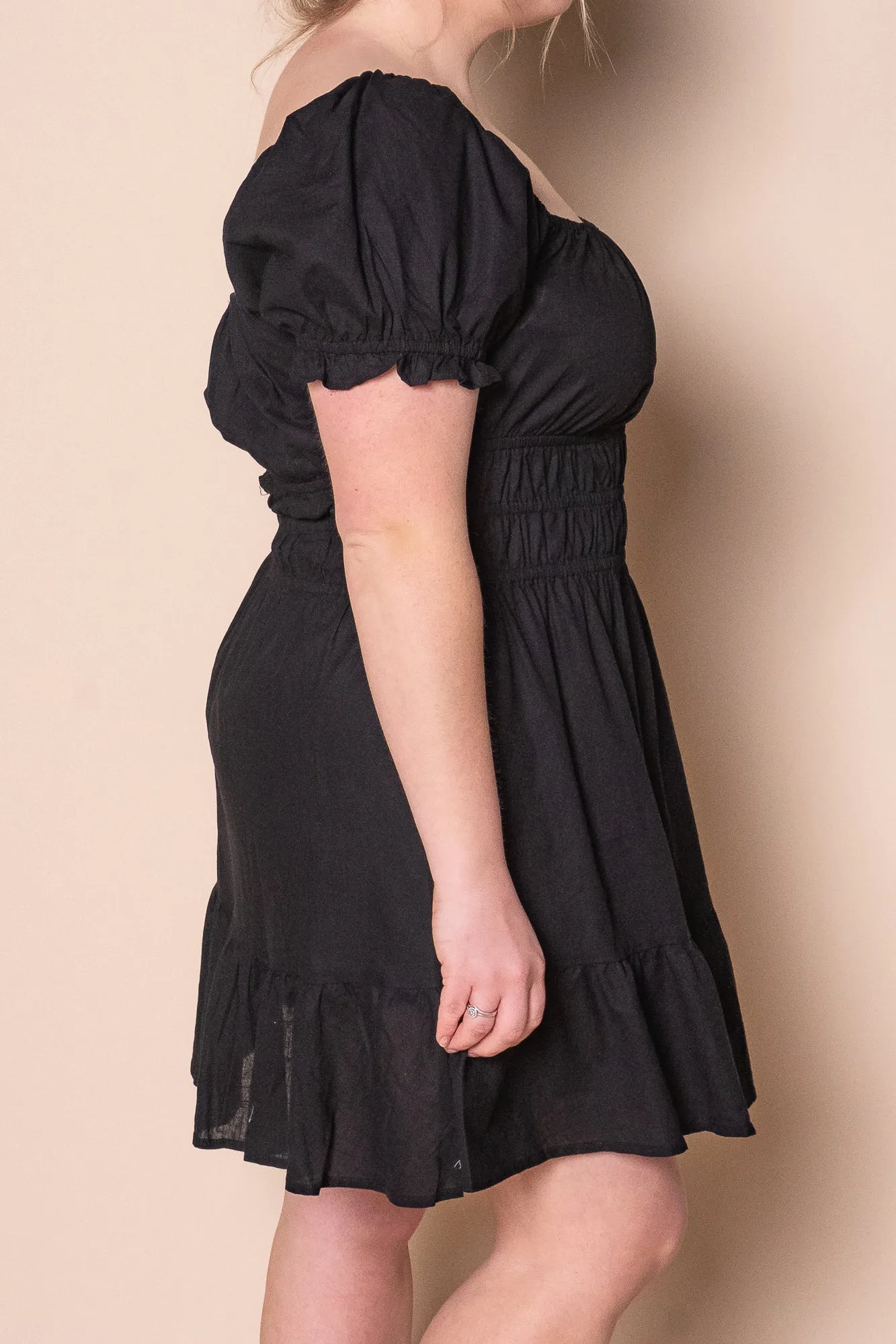 Essential SS Mini Dress in Black - All About Eve sold by Always Alice product image thumbnail 4