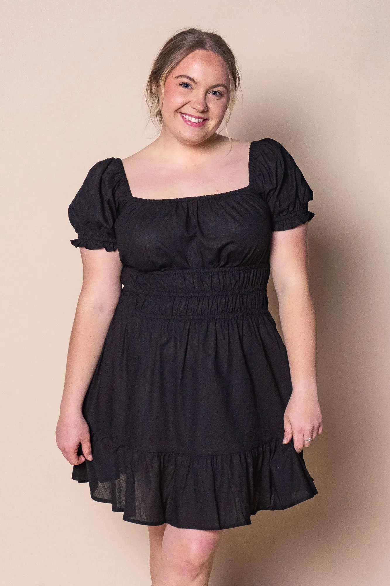 Essential SS Mini Dress in Black - All About Eve sold by Always Alice product image thumbnail 3