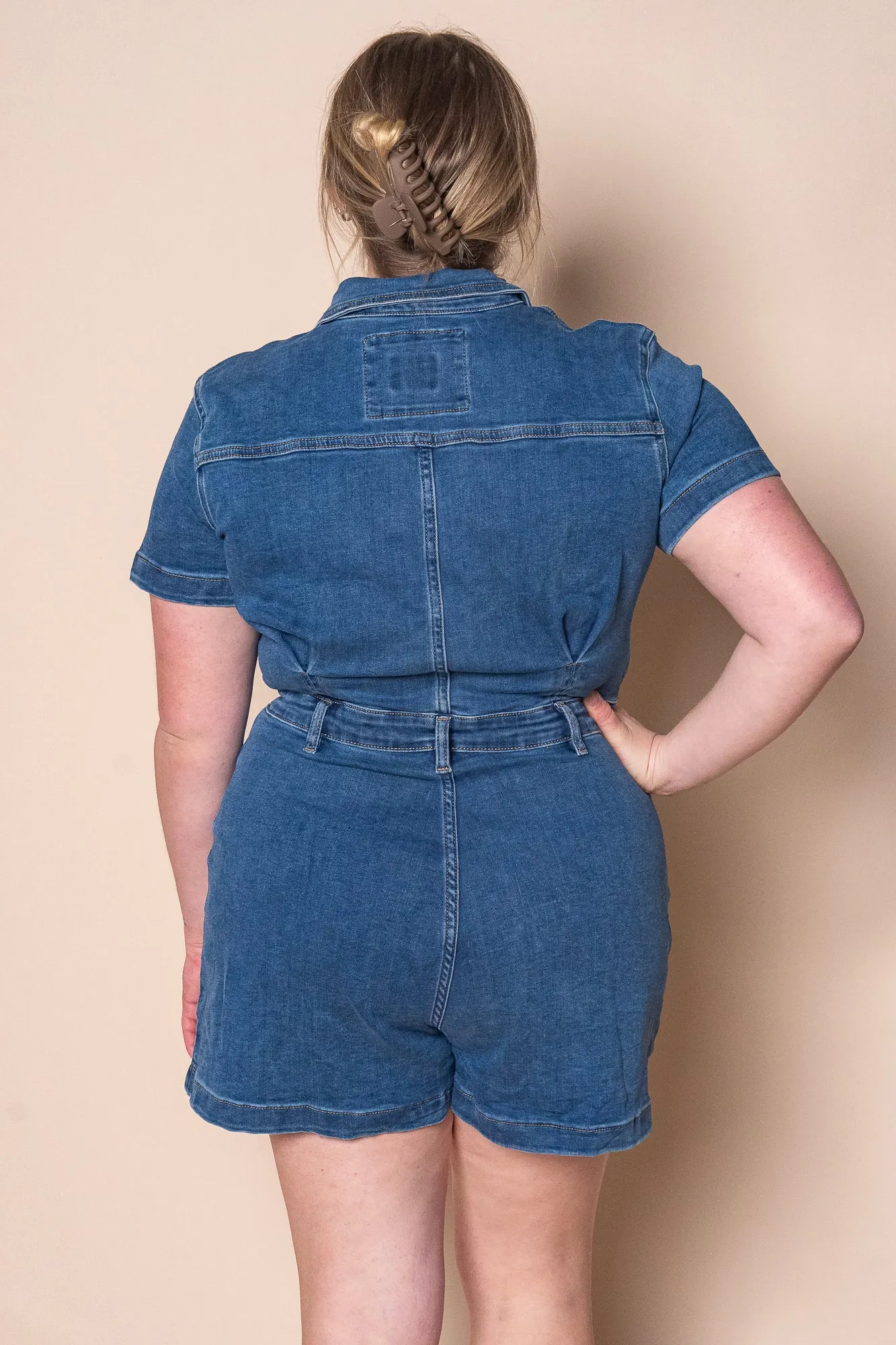 Wilder Playsuit in Mid Blue - Silent Theory sold by Always Alice product image thumbnail 5