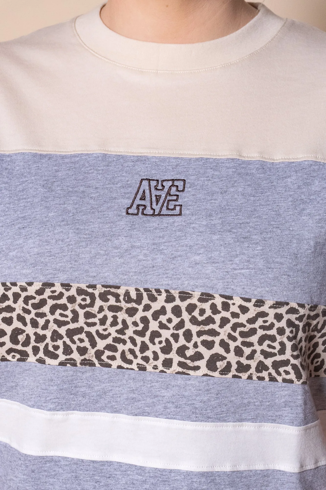 Athletica Panel Box Tee in Grey Marle - All About Eve sold by Always Alice product image thumbnail 3