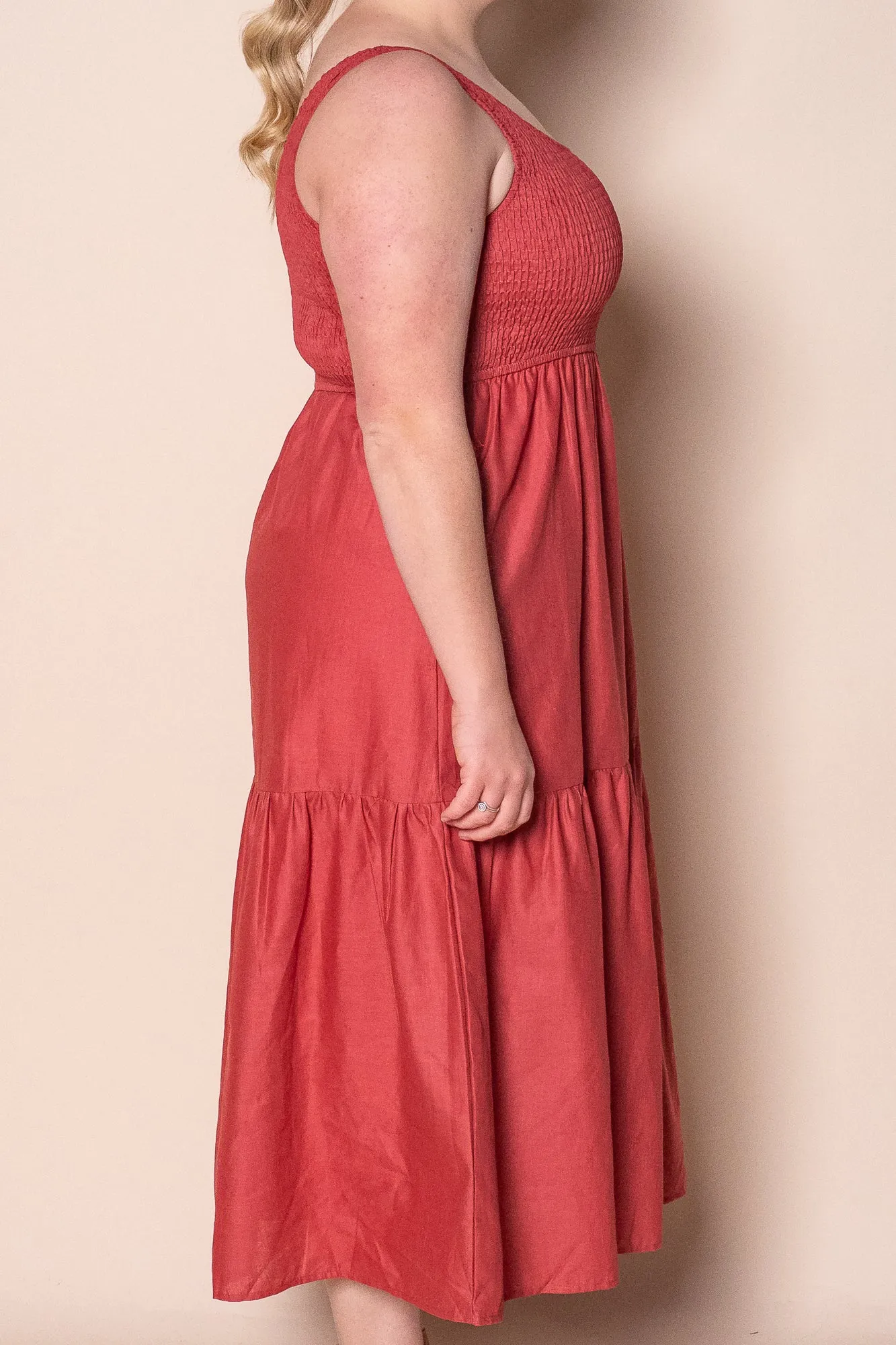 Tasha Midi Dress in Rosewood sold by Always Alice product image thumbnail 4