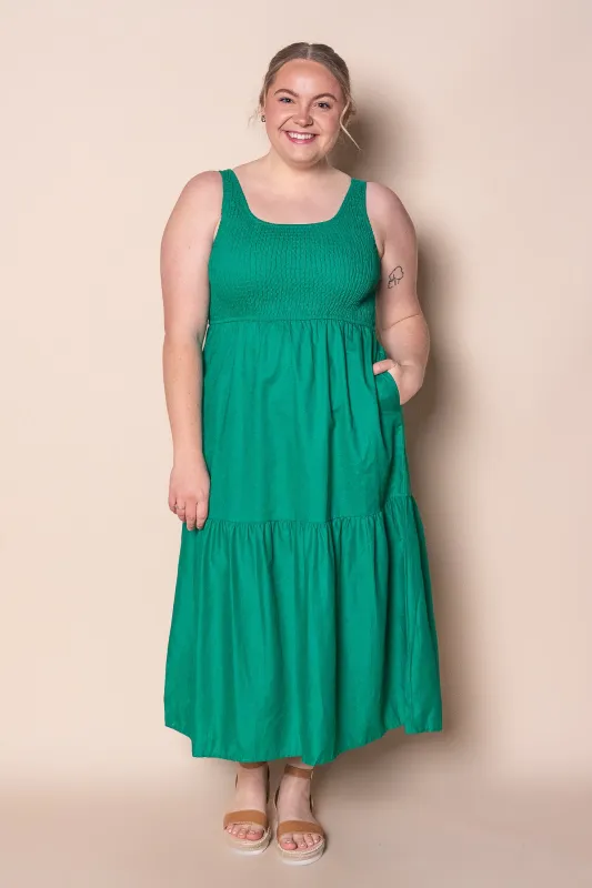 Tasha Midi Dress in Green sold by Always Alice