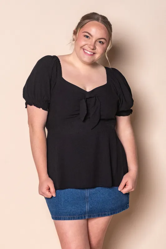 Illy S/S Top in Black sold by Always Alice