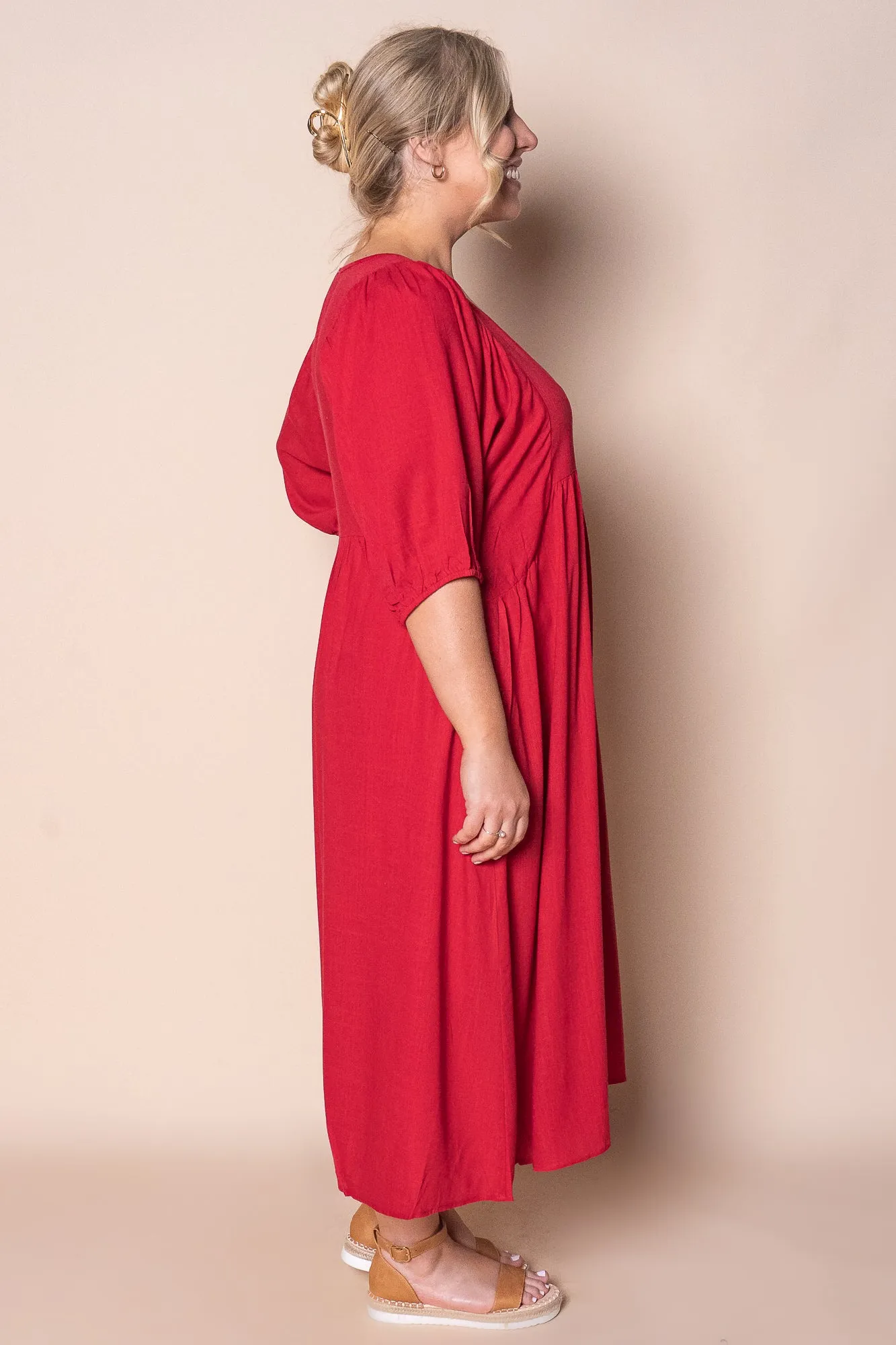 Emery Midi Dress in Raspberry sold by Always Alice product image thumbnail 4